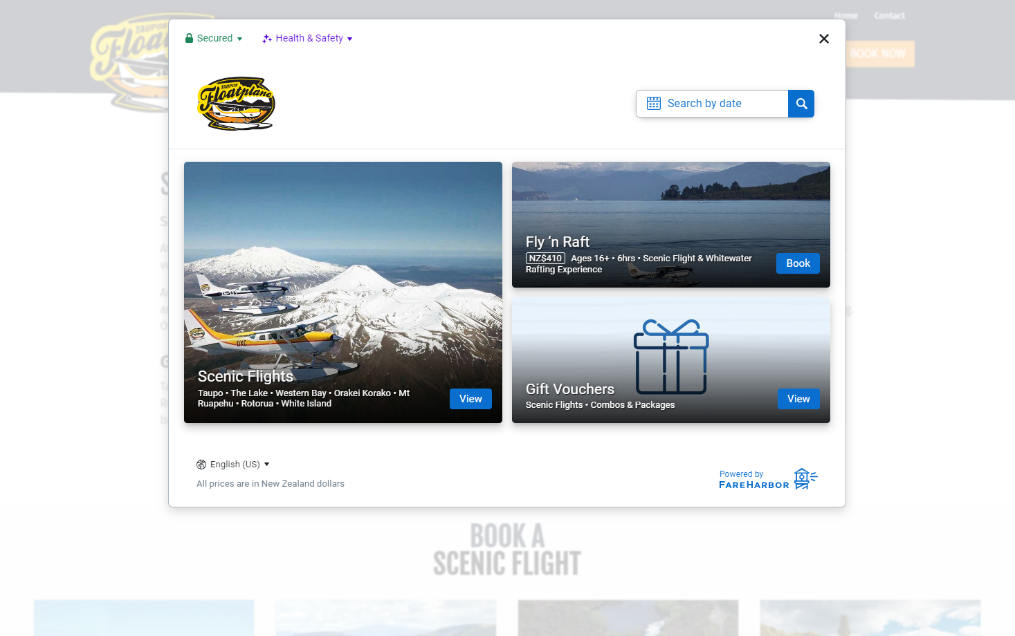 Book now Taupo's Floatplane for Google Ads